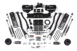 BDS Suspension 2019-2024 Ram 3500 4" 4-Link Gas - 3" Rear Block w/ Air bag - 6 Bolt T-Case - NX - BDS1723H