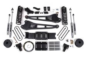 BDS Suspension 2019-2024 Ram 3500 6" Radius Arm Diesel - 5" Rear Block w/ Air Bag - 6 bolt T-Ca - BDS1724H