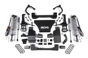 BDS Suspension 2019-2024 Chevy/GMC 1500 4wd 6" Coilover Suspension System With 2.5 Front w/DSC  - BDS1801FPE