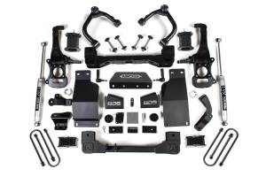 BDS Suspension 2025 Chevy/GMC 1500 4wd 4" Suspension Lift Kit, 3.0 Diesel / 2.7 Gas, 3" Rear, B - BDS1853FSR