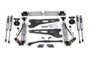 BDS Suspension 2020-2022 Ford F450 4wd 3" Radius Arm Suspension Lift Kit, 1" Rear Lift, Block,  - BDS1915FPE