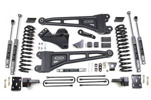 BDS Suspension 2005-2007 Ford F250/F350 4wd 6" Radius Arm Suspension Lift Kit, 4" Rear Lift, Bl - BDS1943H