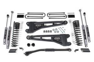 BDS Suspension 2024-2025 Ford F250/F350 4wd 3" Radius Arm Suspension Lift Kit, 1" Rear Lift, Bl - BDS2200H