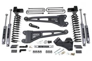 BDS Suspension 2023-2025 Ford F250/F350 4wd 5" Radius Arm Suspension Lift Kit, 3" Rear, Block,  - BDS2243FPE