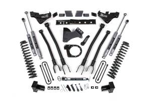 BDS Suspension 2023-2025 Ford F250/F350 Super Duty 4wd 7" 4-Link Suspension Lift Kit, 6" Rear,  - BDS2253H