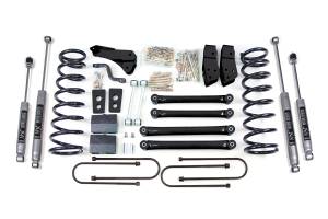 BDS Suspension 08 Dodge PW 4/4 Block w/4" axle - BDS297FS
