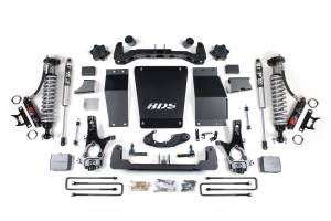 BDS Suspension 2014-2018 GM 1500 4wd 6" Suspension Lift Kit, Alum/Stamped, 3" Rear, Block - 2.5 - BDS711PES