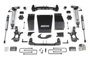 BDS Suspension X - 14-18 GM 1500 4wd 4"w/Blk Cast Steel DSC - BDS712FDSC