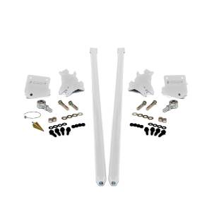HSP 2011-2019 Chevrolet / GMC 58 inch Bolt On Traction Bars 4 inch Axle Diameter Polar White