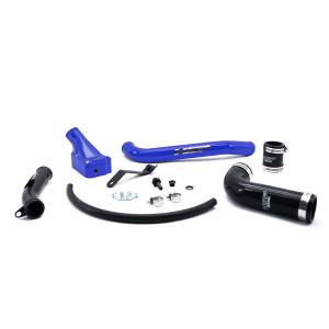 HSP 2006-2010 Chevrolet / GMC Billet Forward Facing Thermostat Housing Kit Illusion Blueberry