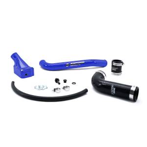 HSP 2001-2005 Chevrolet / GMC Billet Forward Facing Thermostat Housing Kit Illusion Blueberry