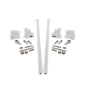 HSP 2001-2010 Chevrolet / GMC 75 inch Bolt On Traction Bars 3.5 inch Axle Diameter Polar White