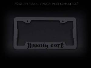 Royalty Core Royalty Core Single License Plate Cover Satin black