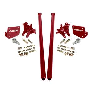 HSP Traction Bars For 2011-2017 Ford Powerstroke 6.7 Liter F250 F350 SRW Crew Cab Long Bed-Illusion Cherry