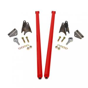 HSP 75 Inch Universal Traction Bars For Offset Leafspring 4 Inch Axle-Flag Red HSP Diesel