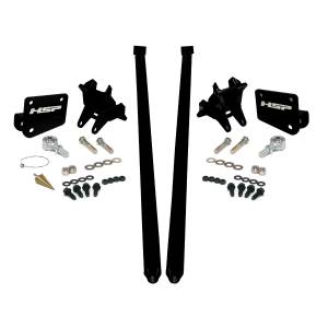 HSP Traction Bars For 2011-2017 Ford Powerstroke 6.7L F350 DRW (RCLB)-Silk Satin Black HSP Diesel