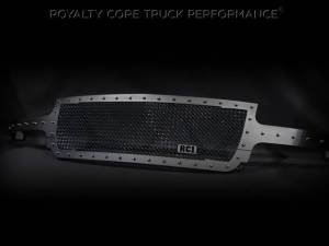 Royalty Core Chevrolet 2500/3500 1999-2002 Full Grille Replacement RC1 Satin Black Grille