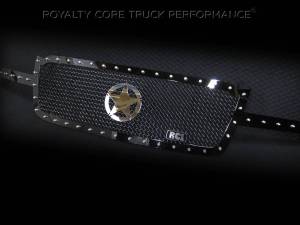 Royalty Core Chevrolet 2500/3500 2003-2004 RC1 Full Grille Replacement with War Star Emblem