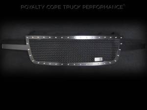 Royalty Core Chevrolet 2500/3500 2005-2007 RC1 Full Grille Replacement Satin Black