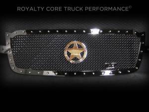 Royalty Core Chevrolet 2500/3500 2005-2007 RC1 Full Grille Replacement with War Star Emblem