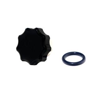 HSP 11-16 Chevrolet/GMC Billet Oil Fill Cap For HSP Filler Neck Silk Satin Black HSP Diesel