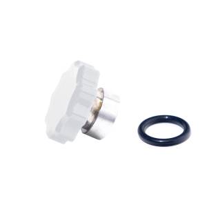 HSP Diesel - HSP 01-16 Chevrolet/GMC Billet Oil Fill Cap For Factory Filler Neck Polar White HSP Diesel - Image 3