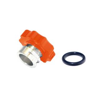 HSP Diesel - HSP 01-16 Chevrolet/GMC Billet Oil Fill Cap For Factory Filler Neck M and M Orange HSP Diesel - Image 2