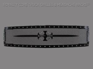 Royalty Core Chevy 2500/3500 2007-2010 RC1 Full Grille Replacement with Sword Assembly