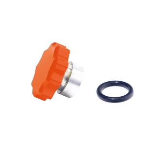 HSP Diesel - HSP 01-16 Chevrolet/GMC Billet Oil Fill Cap For Factory Filler Neck M and M Orange HSP Diesel - Image 3