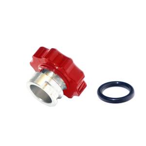 HSP Diesel - HSP 01-16 Chevrolet/GMC Billet Oil Fill Cap For Factory Filler Neck Flag Red HSP Diesel - Image 2