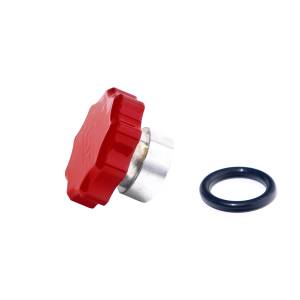 HSP Diesel - HSP 01-16 Chevrolet/GMC Billet Oil Fill Cap For Factory Filler Neck Flag Red HSP Diesel - Image 3