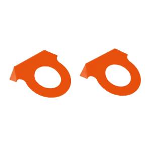 HSP Coil Spring Show Plate For 06-22 Ford Powerstroke-M And M Orange HSP Diesel