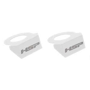 HSP Diesel - HSP Coil Spring Show Plate For 06-22 Ford Powerstroke-Polar White HSP Diesel - Image 2