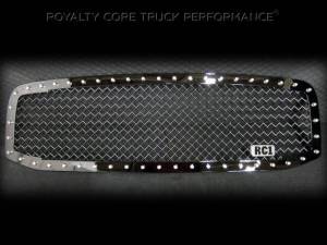 Royalty Core Dodge Ram 1500 2006-2008 RC1 Gloss Black Main Grille and 5.0 Super Mesh