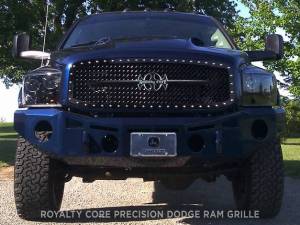Royalty Core Dodge Ram 1500 2006-2008 RC1 Main Grille Gloss Black with Black Sword Assembly