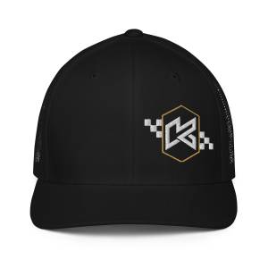 Kryptonite - KRYPTONITE RACING 'K' FLEX FIT HAT - Black - Image 1
