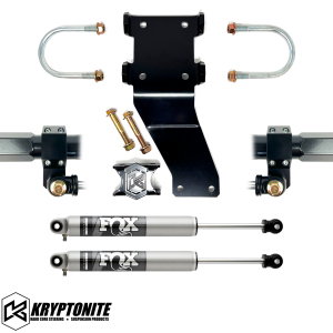 Kryptonite - KRYPTONITE FORD SUPER DUTY DEATH GRIP DUAL STEERING STABILIZER KIT WITH FOX 2.0 SHOCKS 2005-2024 - Image 1