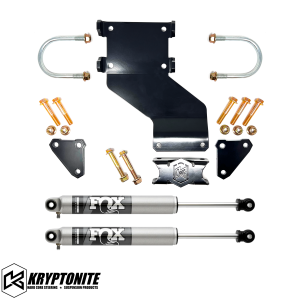 Kryptonite - KRYPTONITE RAM 2500/3500 DEATH GRIP DUAL STEERING STABILIZER KIT WITH FOX 2.0 SHOCKS 2003-2013 - Image 1