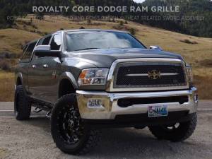 Royalty Core Dodge Ram 1500 2013-2018 RC1 Main Grille Color Match with Chrome Sword Assembly
