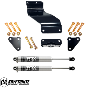 Kryptonite - KRYPTONITE RAM 2500/3500 DEATH GRIP DUAL STEERING STABILIZER KIT WITH FOX 2.0 SHOCKS 2014-2024 - Image 1