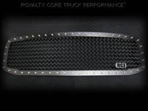 Royalty Core Dodge Ram 1500 2013-2018 RC1 Satin Black Main Grille and 5.0 Super Mesh