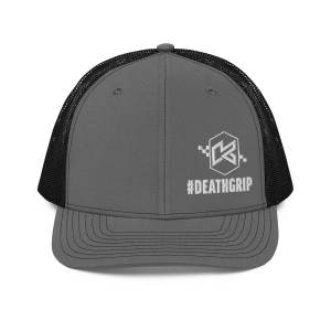 Kryptonite - KRYPTONITE DEATHGRIP TRUCKER HAT - Black/Charcoal - Image 6