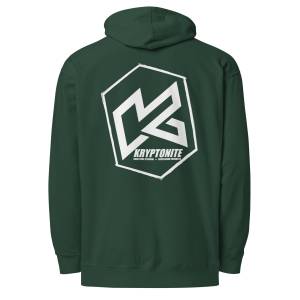 Kryptonite - KRYPTONITE 'CHALK THE LINE' PULLOVER HOODIE - Alpine Green, 2XLarge - Image 6