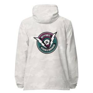Kryptonite - KRYPTONITE 'RACING DIVISION' MNT WINDBREAKER - Aqua/White Zipper, 2XLarge - Image 4