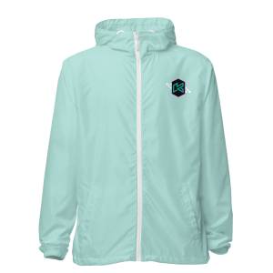 KRYPTONITE 'RACING DIVISION' MNT WINDBREAKER - Aqua/White Zipper, 3XLarge