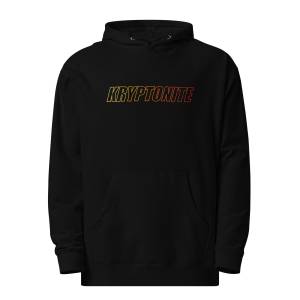 KRYPTONITE 'RETRO SUNSET' HOODIE - Black, 2XLarge