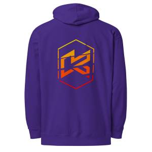 Kryptonite - KRYPTONITE 'RETRO SUNSET' HOODIE - Black, 2XLarge - Image 4