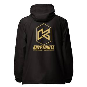 KRYPTONITE 'SYMBOLIC K' WINDBREAKER - Black, 3XLarge