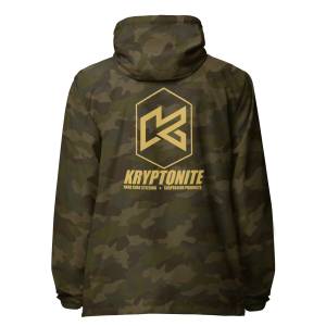 KRYPTONITE 'SYMBOLIC K' WINDBREAKER - Forest Camo, 2XLarge