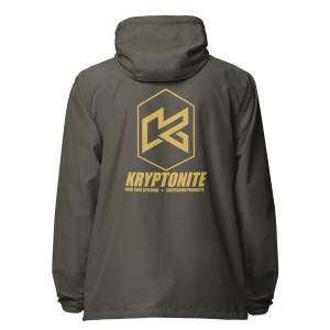 KRYPTONITE 'SYMBOLIC K' WINDBREAKER - Graphite, 2XLarge
